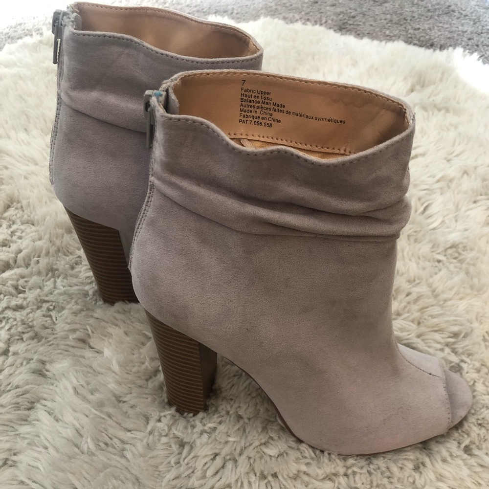 Express Open Toed Booties - Picture 4 of 5